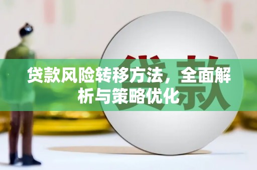 炎陵贷款风险转移方法，全面解析与策略优化