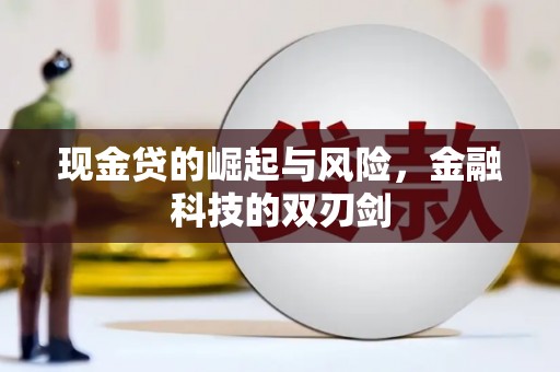 炎陵现金贷的崛起与风险，金融科技的双刃剑