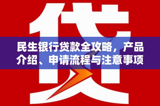 炎陵民生银行贷款全攻略，产品介绍、申请流程与注意事项